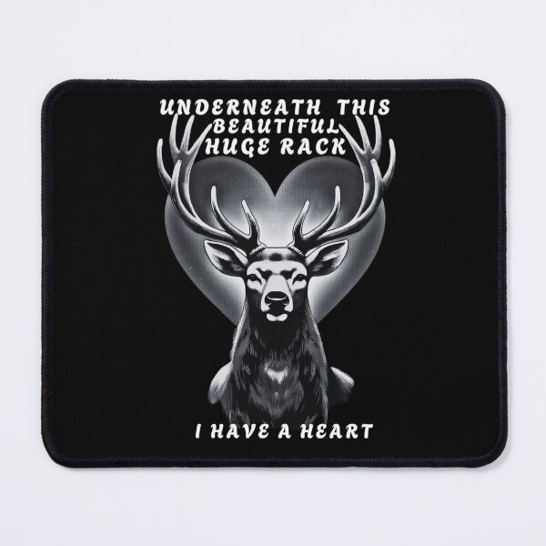 Item preview, I Have a Heart Under Rack. Under Every Beautiful Rack Beats a Wild Heart. Forest Inspired Design. designed and sold by Creative-Sanc.