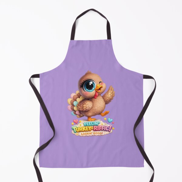 Item preview, 3D Cute Pastel Turkey Big Eye Funny Cartoon Character with Quote designed and sold by StickyDelights.