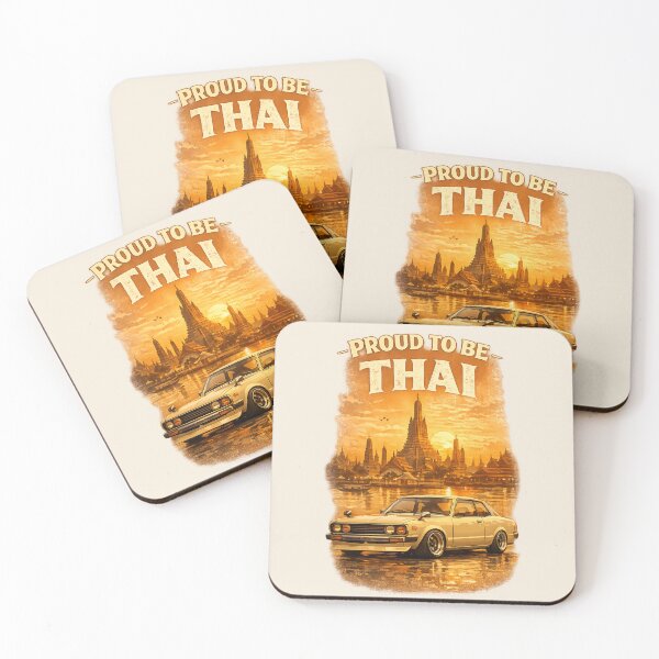 Item preview, Proud To Be Thai Vintage Culture Car Design designed and sold by Retro Arabica.