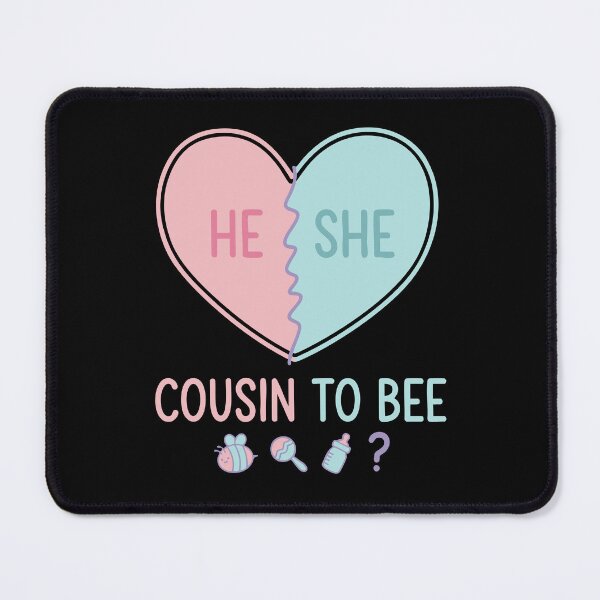 Item preview, Gender Reveal He She Cousin To Bee Baby Shower designed and sold by LuminOrb.