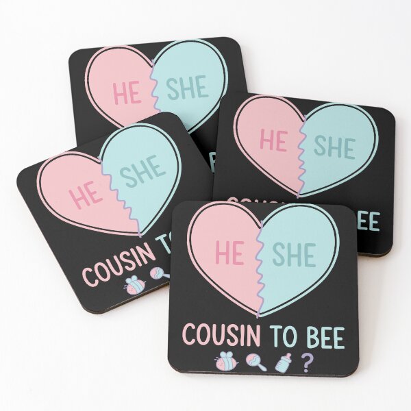 Item preview, Gender Reveal He She Cousin To Bee Baby Shower designed and sold by LuminOrb.