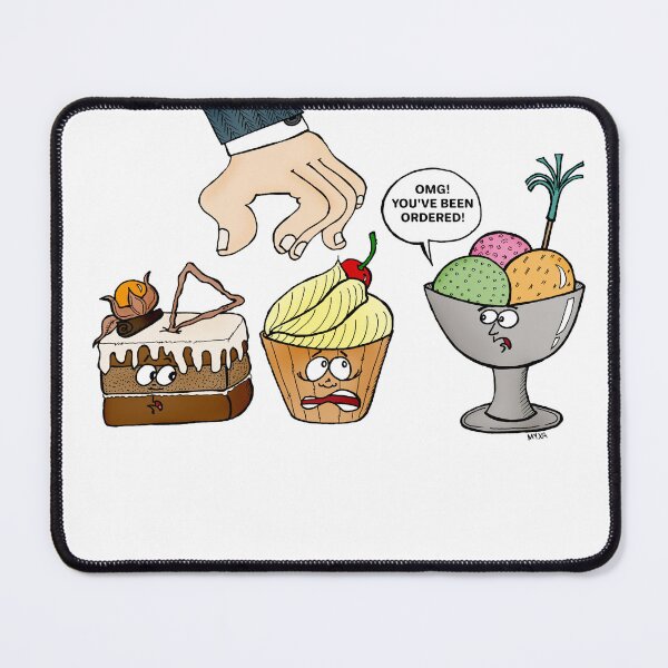 Item preview, Funny Cupcake Horror Story - You've Been Ordered! designed and sold by MyxaART.