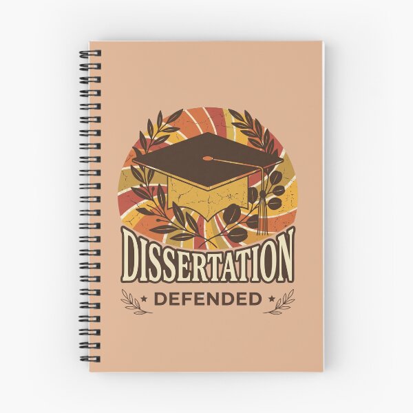 Item preview, PhD Graduate Celebration Design Dissertation Defended Achievement Humor Inspired Retro Botanical Style designed and sold by Im-Ara.