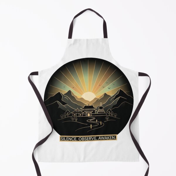 Item preview, Vipassana – Silence Observe Awaken | Mindfulness Meditation Spiritual Design designed and sold by ArtsyExplorer.