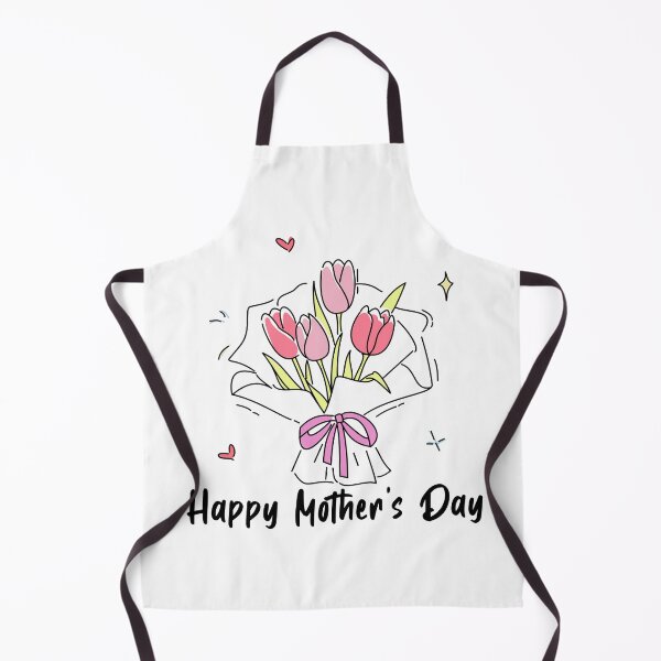 Item preview, Minimalist Pink Tulip Bouquet – Aesthetic Hand-Drawn Floral Mother's Day Gift designed and sold by Lu7u.