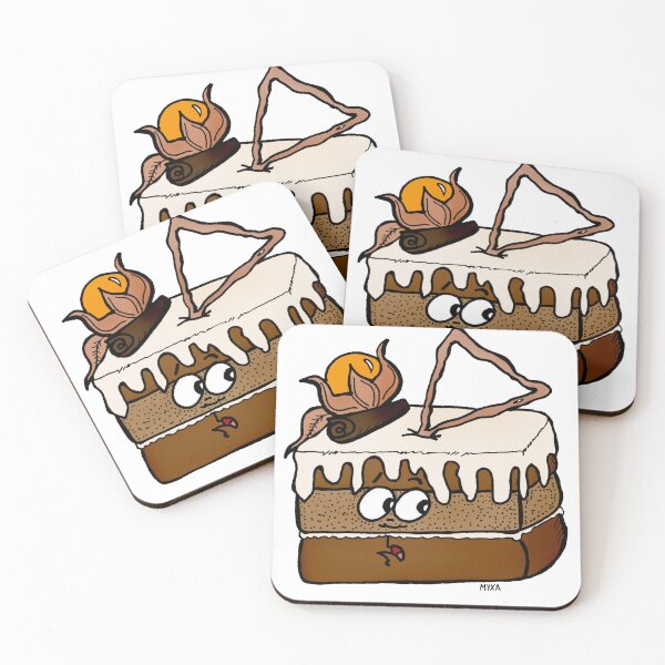 Item preview, The Worried Cake Slice designed and sold by MyxaART.