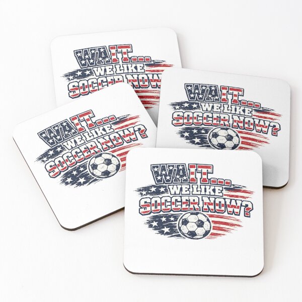Item preview, Wait We Like Soccer Now Shirt Funny USA Soccer Fan Patriotic Humor 2026 American Football Design designed and sold by Martin's_Design.