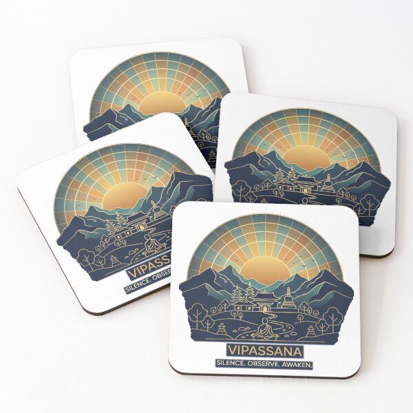 Item preview, Vipassana – Silence Observe Awaken | Zen Mindfulness Meditation Spiritual Design designed and sold by ArtsyExplorer.
