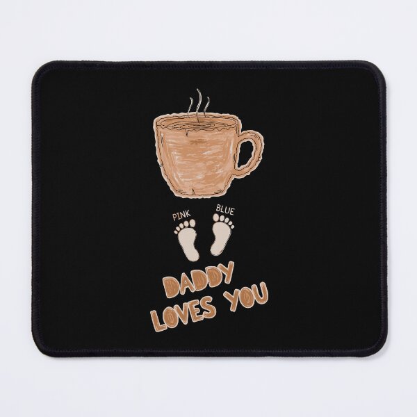 Item preview, Gender Reveal Baby Shower Daddy Loves You Team designed and sold by LuminOrb.