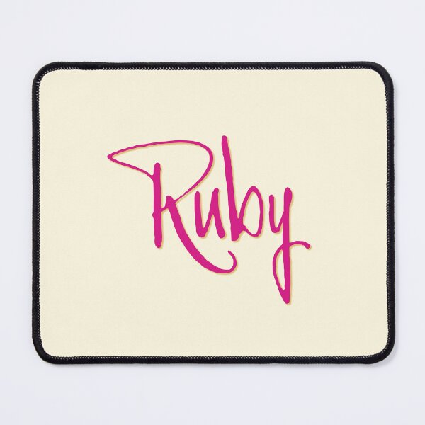 Item preview, RUBY personalized type design designed and sold by CharlottePlaceArt.