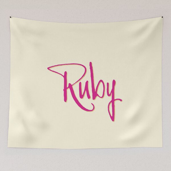 Item preview, RUBY personalized type design designed and sold by CharlottePlaceArt.
