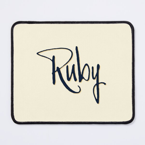 Item preview, RUBY personalized type design designed and sold by CharlottePlaceArt.
