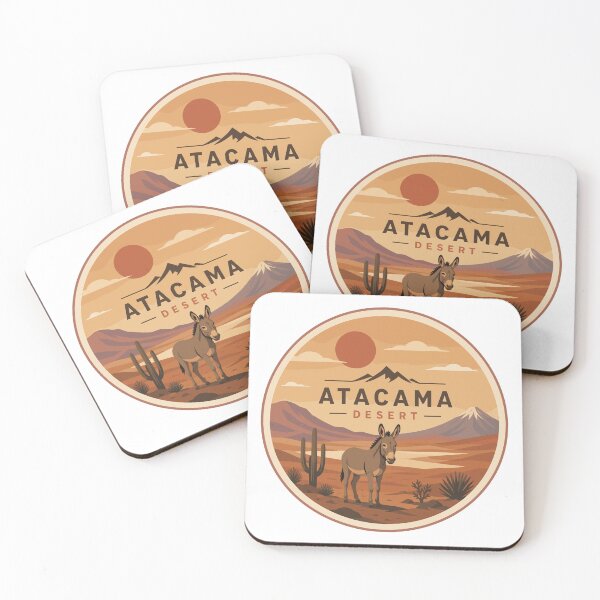 Item preview, Atacama Desert in South America, Vintage Travel Art Circle Emblem designed and sold by MaateoDesign.