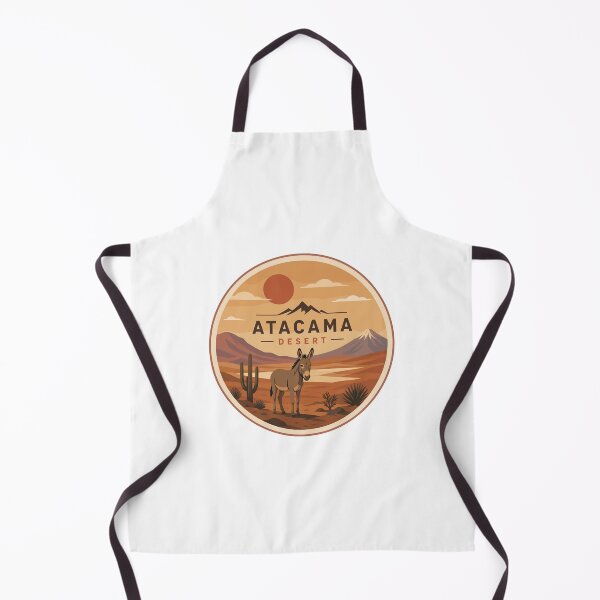 Item preview, Atacama Desert in South America, Vintage Travel Art Circle Emblem designed and sold by MaateoDesign.