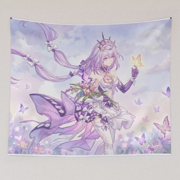 Item preview, Castorice // Honkai: Star Rail Watercolor - Watercolor Pastel Floral Anime Aesthetic Art designed and sold by Astraphyllia.