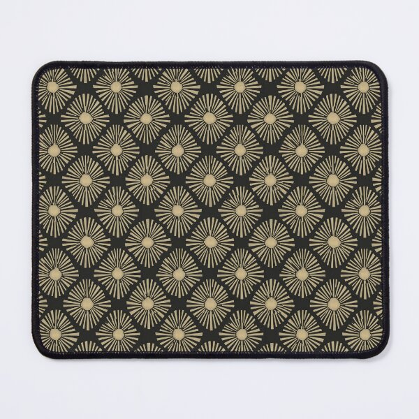 Artikelvorschau, Art Deco Sunburst Medallion - Black and Gold entworfen und verkauft von BestVarieties.