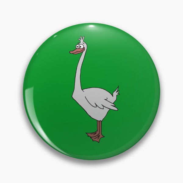 Item preview, Mischievous Grey Ukrainian Goose designed and sold by MyxaART.