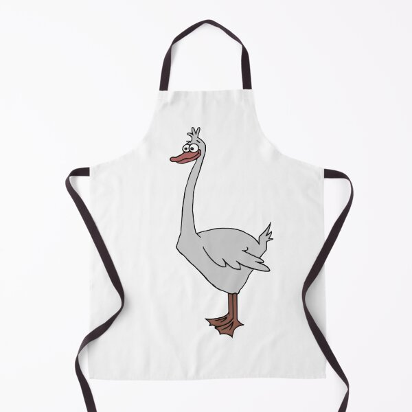 Item preview, Mischievous Grey Ukrainian Goose designed and sold by MyxaART.