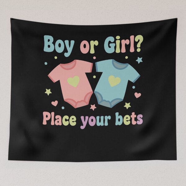Item preview, Gender Reveal Boy Or Girl Place Your Bets Baby designed and sold by LuminOrb.