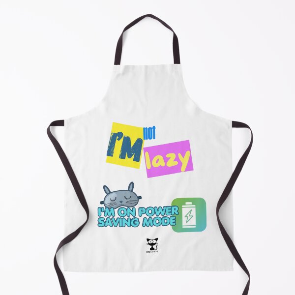 Item preview, I'm Not Lazy I'm On Power Saving Mode - Funny Cat Tech Humor designed and sold by Error404!.