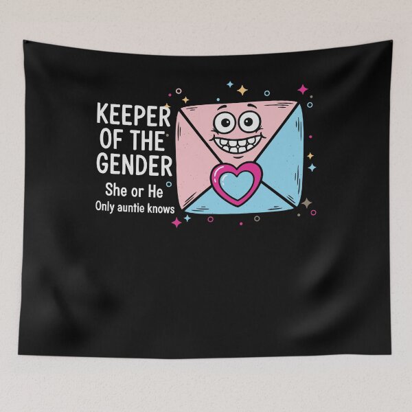 Item preview, Gender Reveal Baby Shower Keeper Of The Gender designed and sold by LuminOrb.