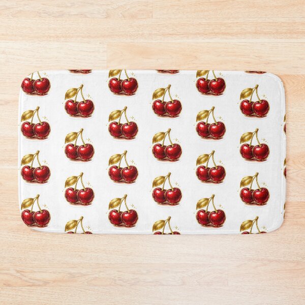 Item preview, Golden Cherry Luxe Aesthetic Sticker designed and sold by VisionInkStudio.