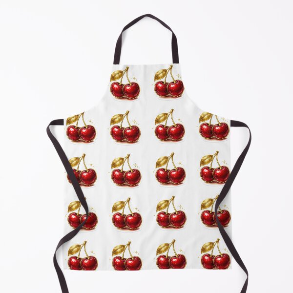 Item preview, Golden Cherry Luxe Aesthetic Sticker designed and sold by VisionInkStudio.