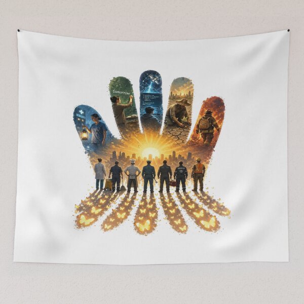 Item preview, Hands Of Hope Journey designed and sold by InkNovaLab.