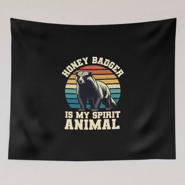 Item preview, Honey Badger Is My Spirit Animal designed and sold by dudelinart.
