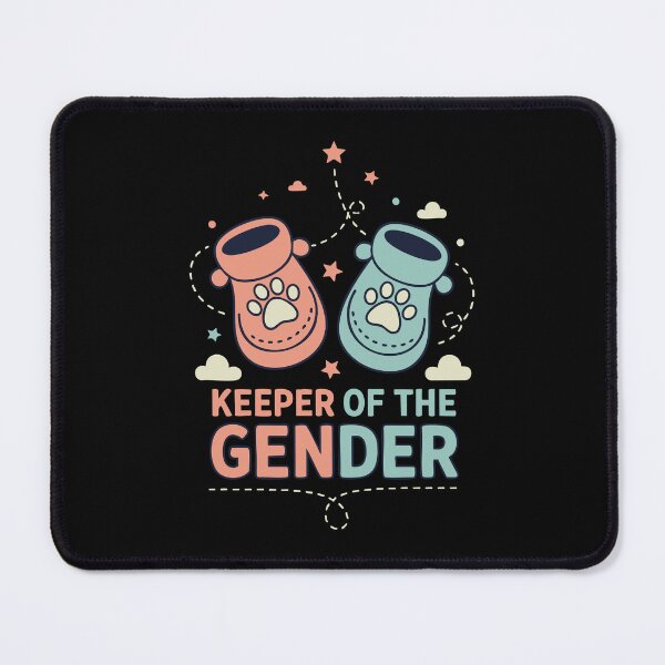 Item preview, Gender Reveal Keeper Of The Gender Baby Shower designed and sold by LuminOrb.
