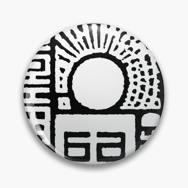 Item preview, Japanese hieroglyph maze lettering ornament pattern 127sm designed and sold by 127sm.