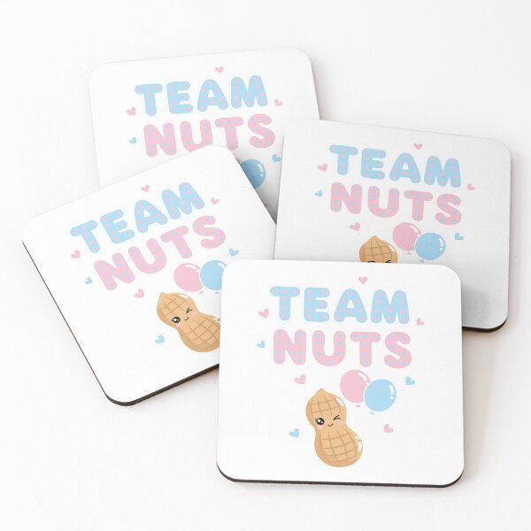Artikelvorschau, Gender-Reveal-Team, Nuts-Babyparty-Team, Jungenteam entworfen und verkauft von LuminOrb.