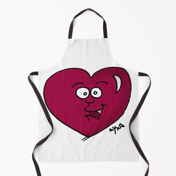 Item preview, Cute Smiling Heart — Adorable Love Character designed and sold by MyxaART.