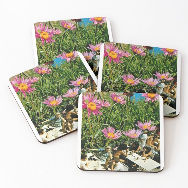 Item preview, flower bar nature restaurant happiness spring summer retro vintage designed and sold by seventies.collages.