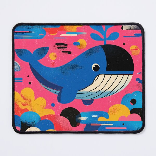Item preview, Colorful Cartoon Whale Adventure designed and sold by lautir.