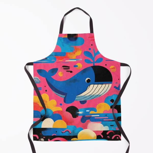 Item preview, Colorful Cartoon Whale Adventure designed and sold by lautir.