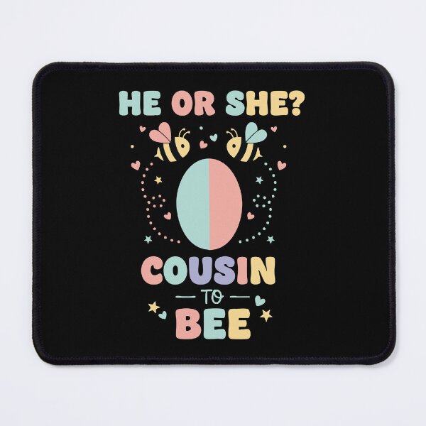 Item preview, Gender Reveal Baby Shower He Or She Cousin To Bee designed and sold by LuminOrb.