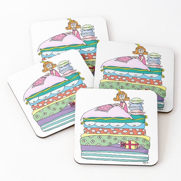 Item preview, Princess and the Pea — Whimsical Fairy Tale Art designed and sold by MyxaART.