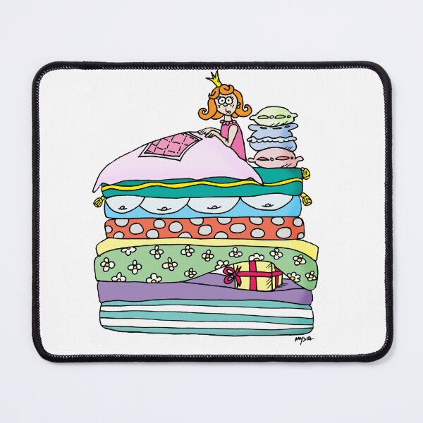 Item preview, Princess and the Pea — Whimsical Fairy Tale Art designed and sold by MyxaART.