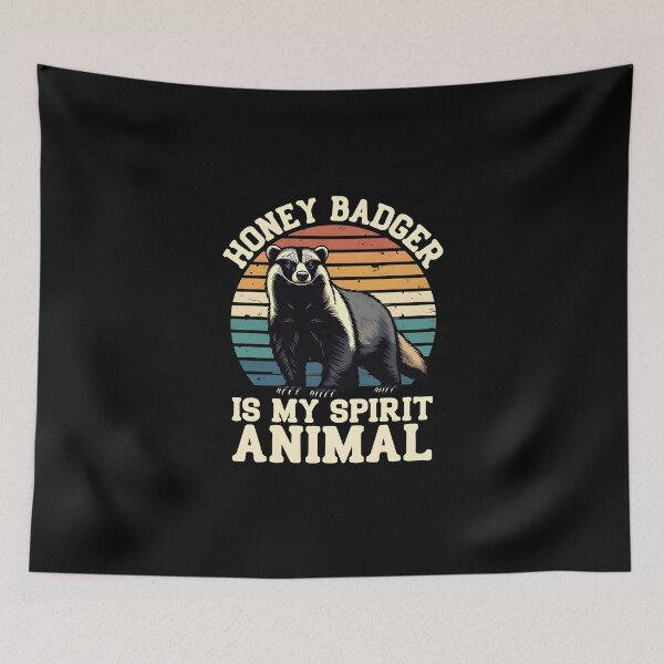 Item preview, Honey Badger Is My Spirit Animal designed and sold by dudelinart.
