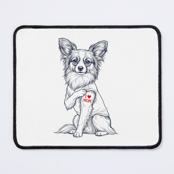 Item preview, Vintage Papillon Mom Tattoo Dog Lover designed and sold by TerryConnells.