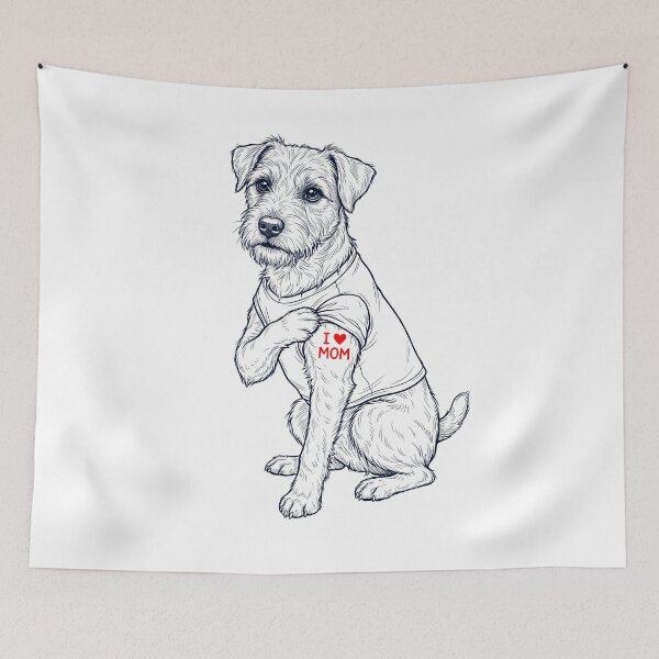 Item preview, Vintage Patterdale Terrier Mom Tattoo Dog Lover designed and sold by TerryConnells.