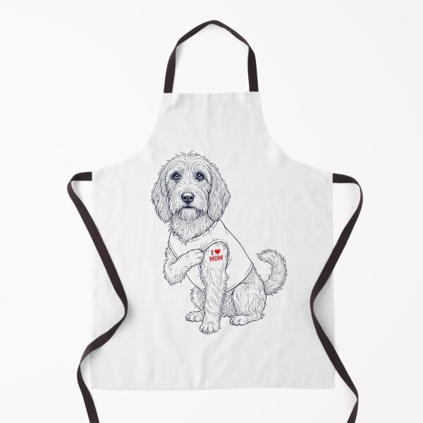 Aperçu de l'œuvre Tatouage vintage de Petit Basset Griffon Vendéen pour maman amoureuse des chiens créée et vendue par TerryConnells.