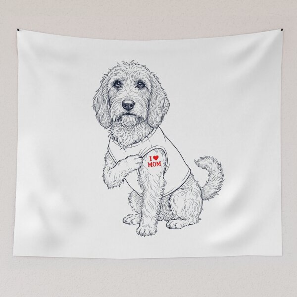 Item preview, Vintage Petit Basset Griffon Vendeen Mom Tattoo Dog Lover designed and sold by TerryConnells.