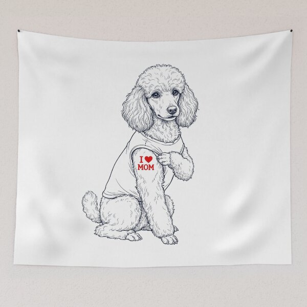 Item preview, Vintage Poodle Mom Tattoo Dog Lover designed and sold by TerryConnells.