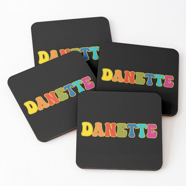 Item preview, ❤️ Danette Personalized Name Wavy Retro Shirt, Coffee Mug, Sticker Gift designed and sold by HelixPedia.