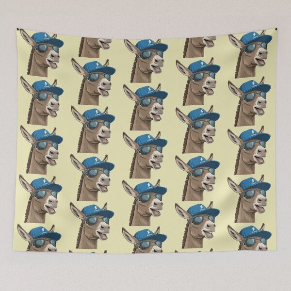 Item preview, Cool Donkey – Funny Cartoon Design designed and sold by Dogandesighn.