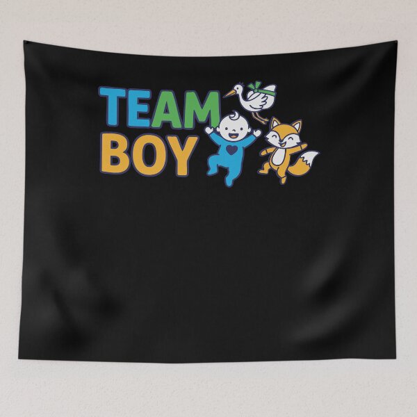 Artikelvorschau, Team Junge Gender Reveal Baby Shower Baby entworfen und verkauft von LuminOrb.