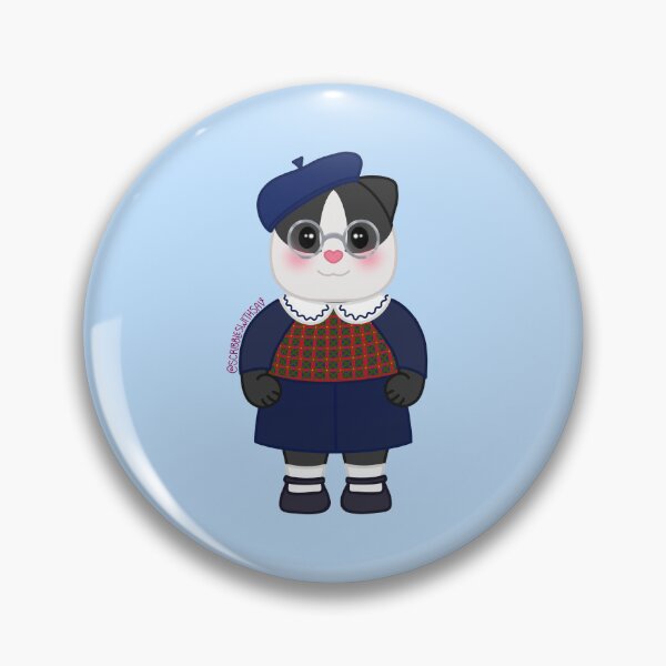 Item preview, Historically Accurate Critter Molly | 1944 WWII era themed baby badger doodle designed and sold by scribbleswithsav.
