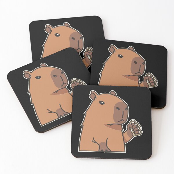 Item preview, Capybara with Brass Knuckles designed and sold by Aceofspace3000.